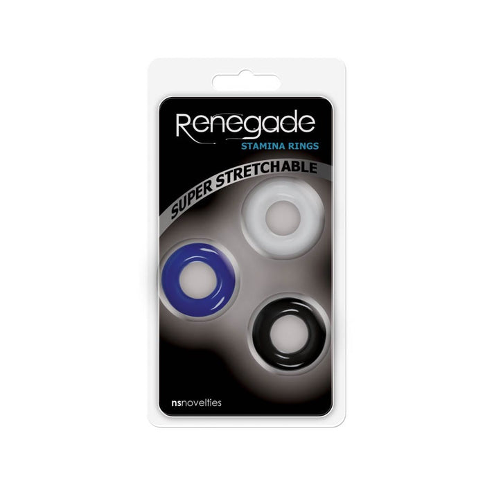 Set inele elastice, Ns Toys Renegade Stamina, TPE, 3 bucăți