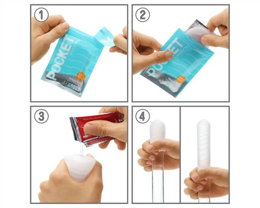 Stroker de buzunar, Tenga, Click Ball, material elastic