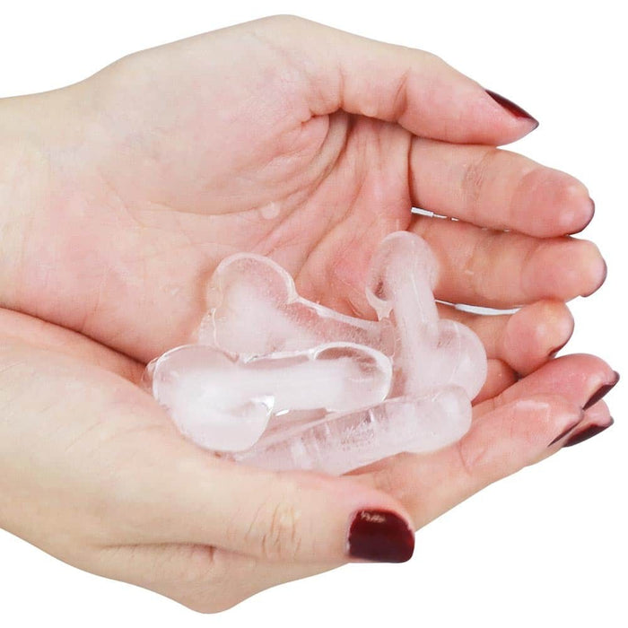 Tavă din silicon, Lovetoy, Pecker, 8 forme, roșu