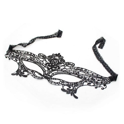Masca elegantă, Toyz4Lovers, Royal Mask neagră, material delicat