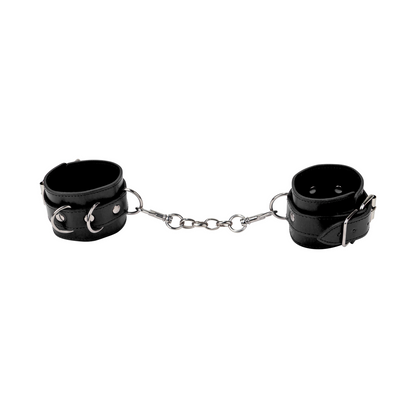 Curele din piele, Ouch!, negre, ajustabile