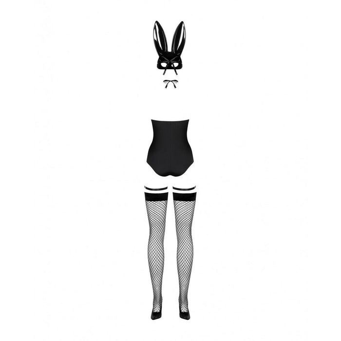 Costum, Obsessive Bunny, negru, S/M, urechi de iepure