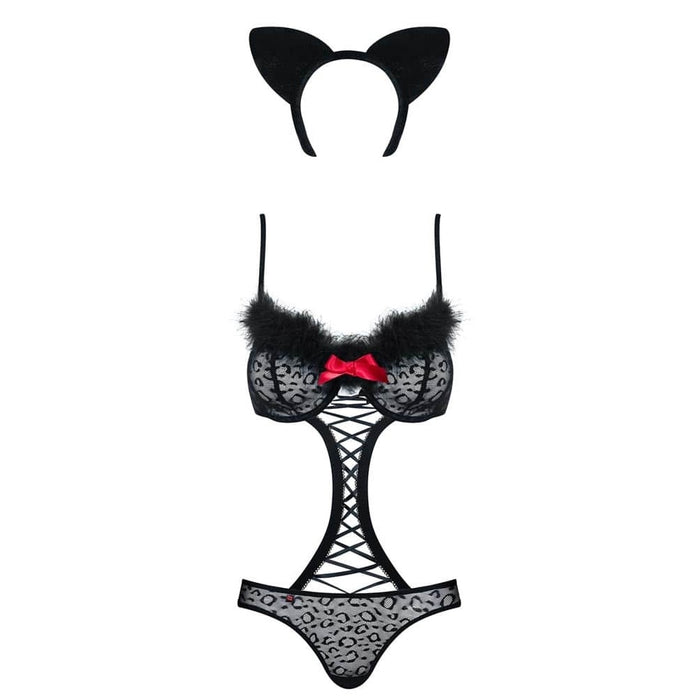Costum 3 piese, Obsessive, mărime S/M, imprimeu natură