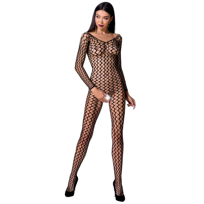 Bodystocking, Passion, BS068, negru, mărime unică
