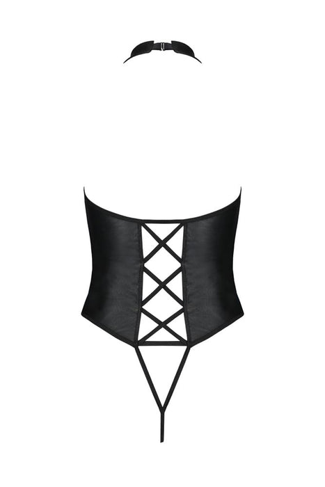 Bodysuit, Shunga, Nancy, negru, L/XL