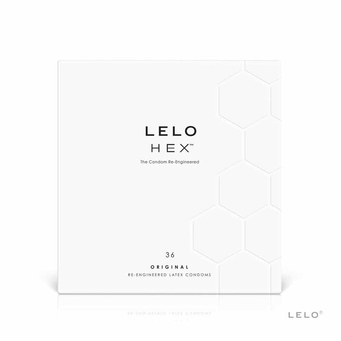 Prezervative, LELO HEX Original, 36 bucăți, texturate