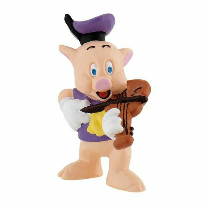 Figurină violonist, Bullyland, PVC, roșu