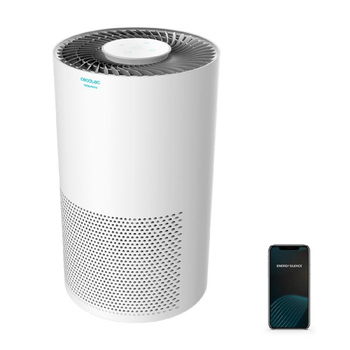 Purificator aer, Cecotec TotalPure 2000 Connected, Wi-Fi, alb