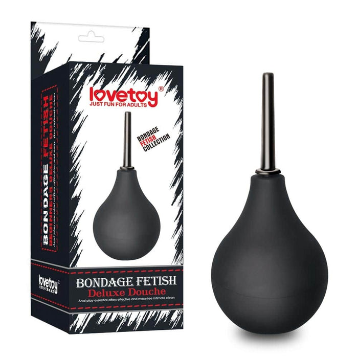Irigator anal, Lovetoy, Deluxe Douche, negru