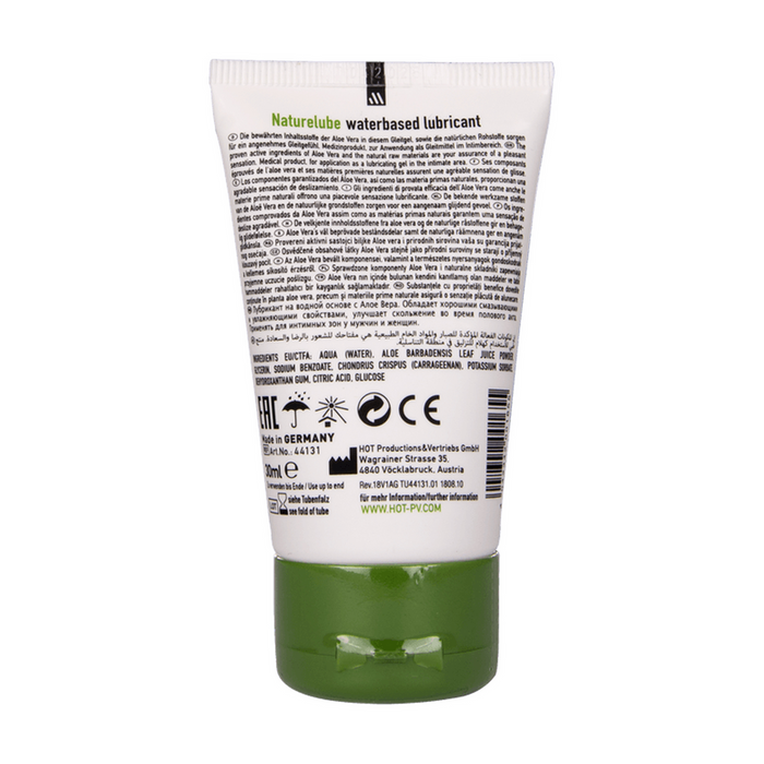 Lubrifiant pe bază de apă, HOT, Aloe Vera, 30 ml