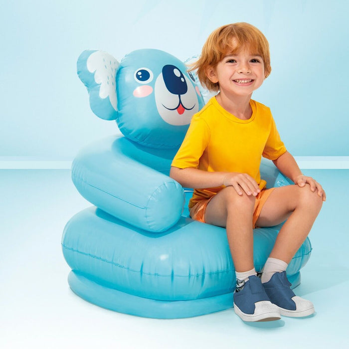 Fotoliu Gonflabil Copii, Intex Happy Animal, 66 x 79 x 64 cm