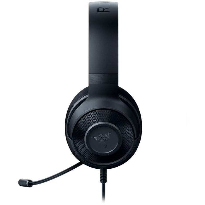Căști gaming, Razer Kraken X Lite, negru, microfon flexibil