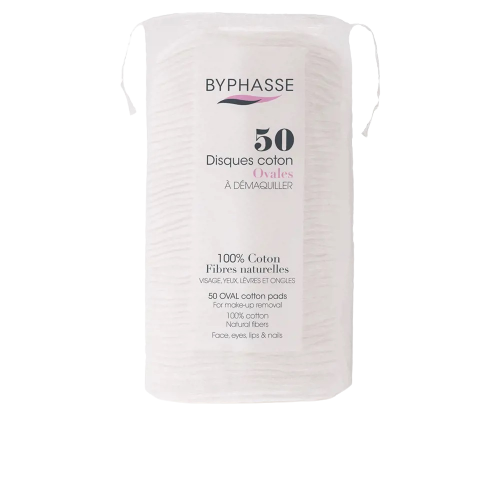 Dischete demachiante, Byphasse, 50 bucăți, bumbac
