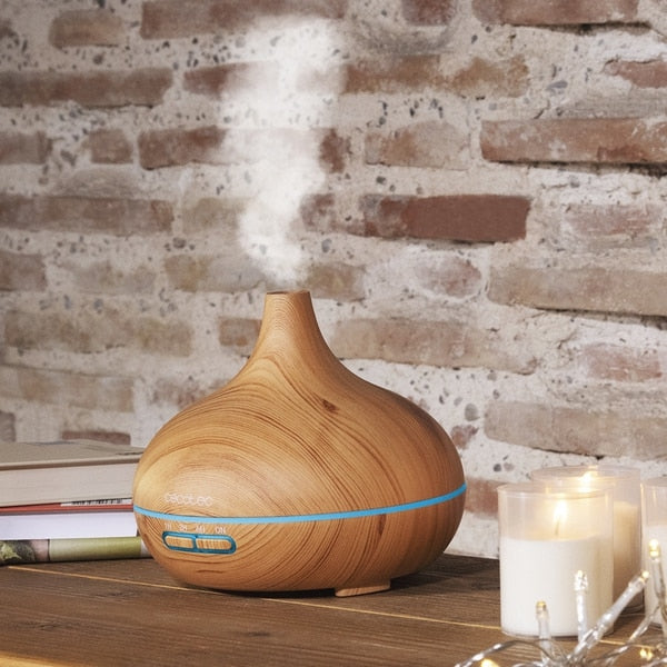Umidificator ultrasonic Cecotec Pure Aroma 300 Yang, lemn, 300 ml