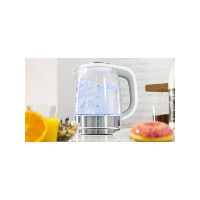 Fierbător, Cecotec ThermoSense 350 Clear, sticlă borosilicată, 1,7L