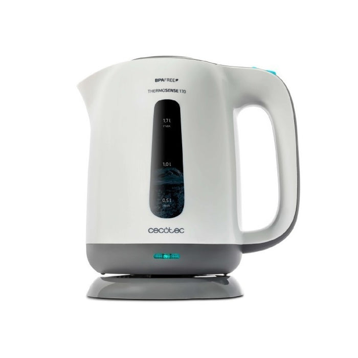 Fierbător electric Cecotec ThermoSense 170, alb, 1.7 L