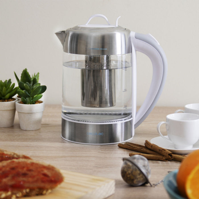 Fierbător Electric, Ppyre Thermosense 370, 1.7L, Sticlă Borosilicată