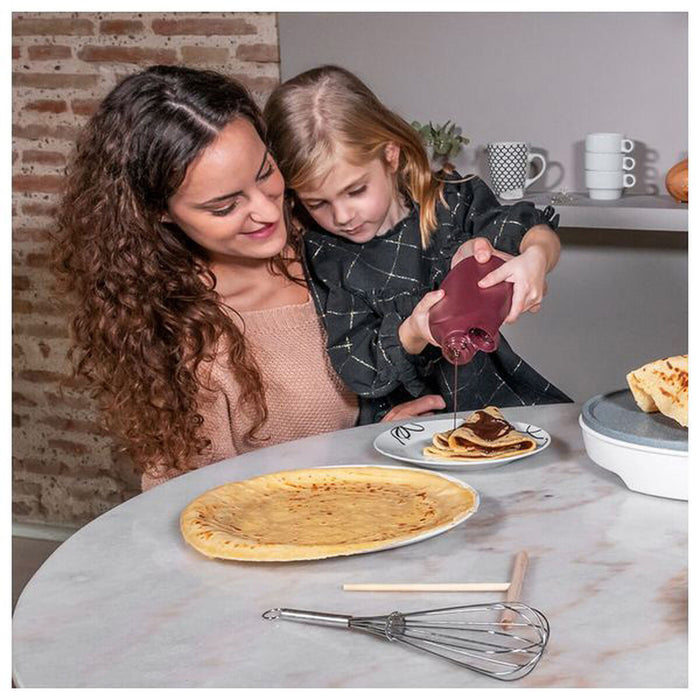 Aparat clătite Cecotec Fun Crepestone, 1000W, antiaderent, 30,5 cm