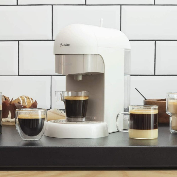 Espressor, Cecotec Capricciosa White, 1100W, 19 bari, design elegant