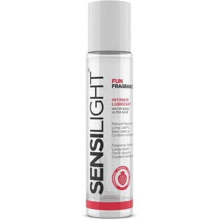 Gel lubrifiant, Sense Light, Sensilight Fragola, 60 ml
