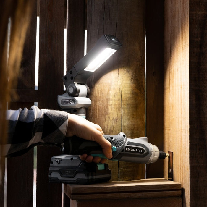 Lampă de lucru, Cecotec CecoRaptor, model 2020, 20 V, 2000 mAh