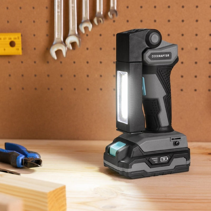 Lampă de lucru, Cecotec CecoRaptor, model 2020, 20 V, 2000 mAh