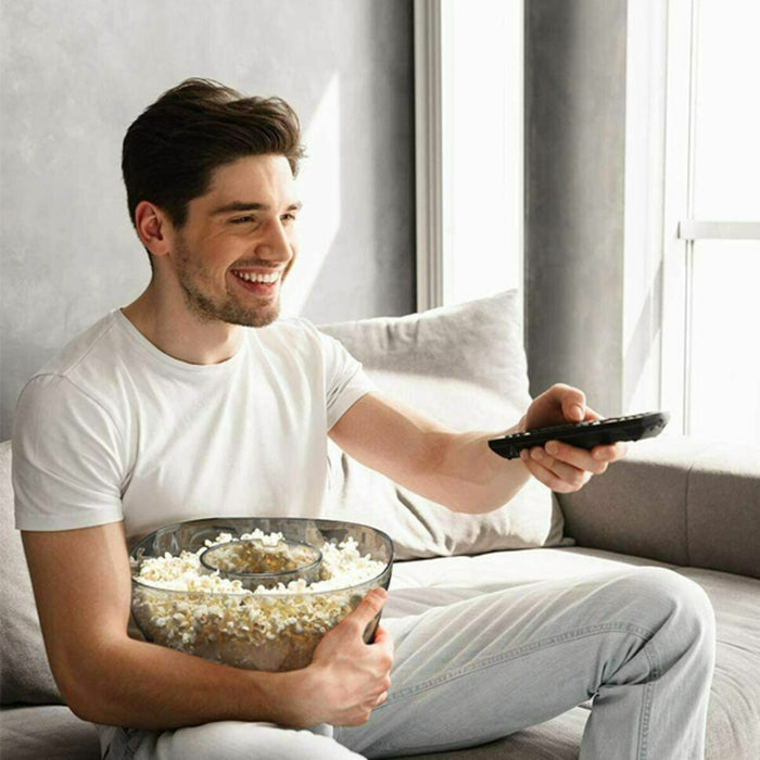 Aparat de făcut popcorn, Cecotec P'Corn Easy, 1200 W, roșu-negru