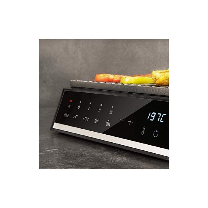 Grătar electric Cecotec Rock’nGrill Smart, 2000 W, suprafață largă
