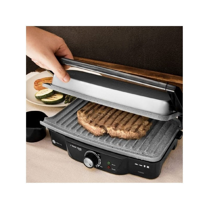 Grătar de contact Cecotec Rock'n Grill 1500W, inox, argintiu/negru