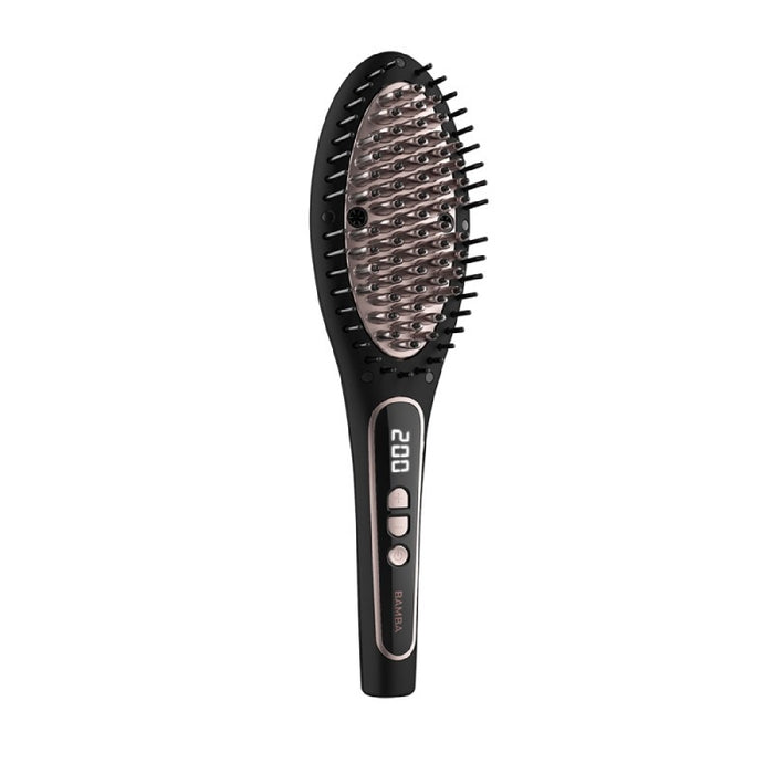 Perie îndreptat păr, Bamba Instantcare 900, ceramică, negru