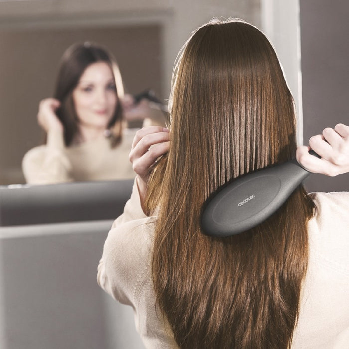 Perie îndreptat păr, Bamba Instantcare 900, ceramică, negru