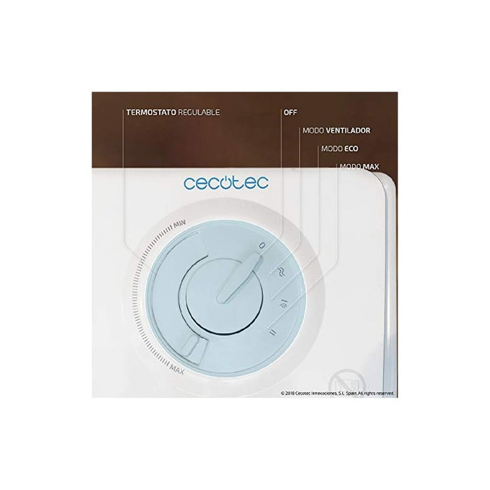 Încălzitor ceramic, Cecotec Ready Warm 6200, 2000 W, alb
