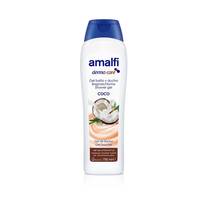 Gel de duș, Amalfi, Dermo Care, cocos, 750 ml