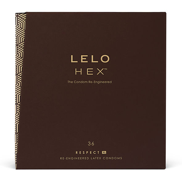 Prezervative, LELO, HEX Respect XL, 36 bucăți