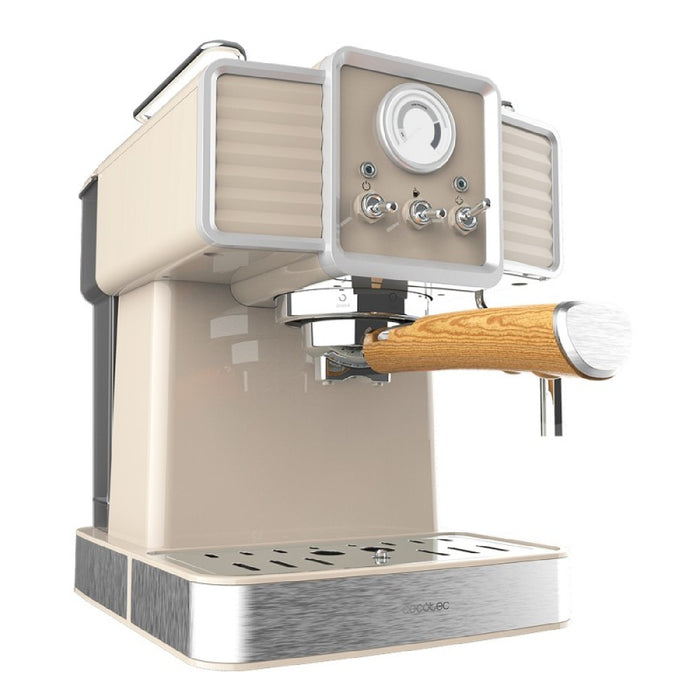 Espressor, Cecotec Power Espresso 20, Light Beige, inox