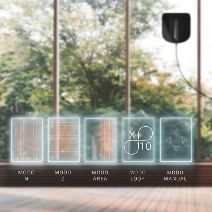 Robot de Curățare Geamuri Cecotec WinDroid 970, Navigație Inteligentă, Design Pătrat