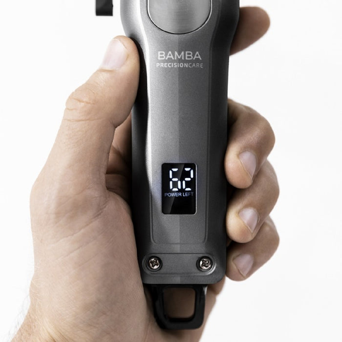 Mașină de tuns păr, Cecotec Bamba PrecisionCare Proclipper Titanium, lame titan, 2000 mAh