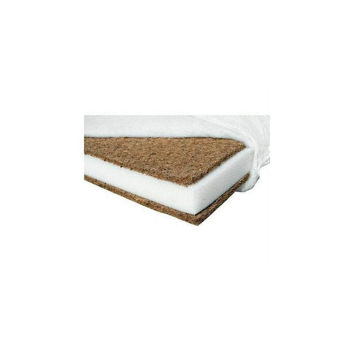 Saltea pătuț, BabyNeeds Cocos Confort II, 140x70x12 cm, Alb