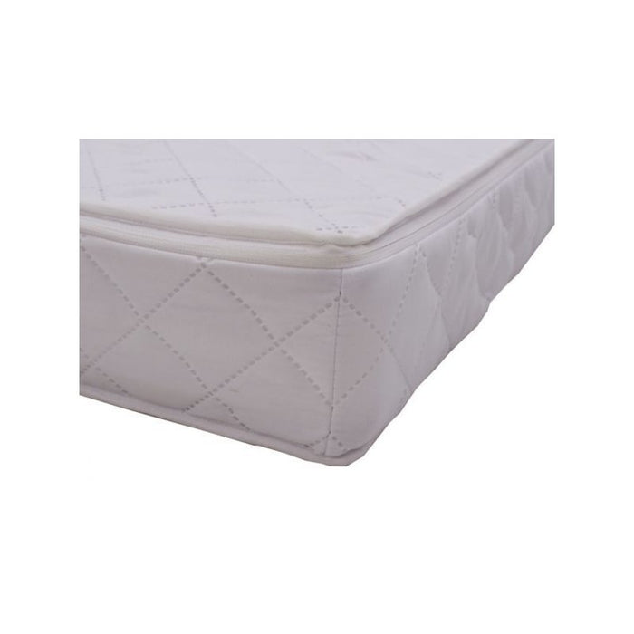 Saltea pătuț, BabyNeeds Cocos Confort II, 140x70x12 cm, Alb