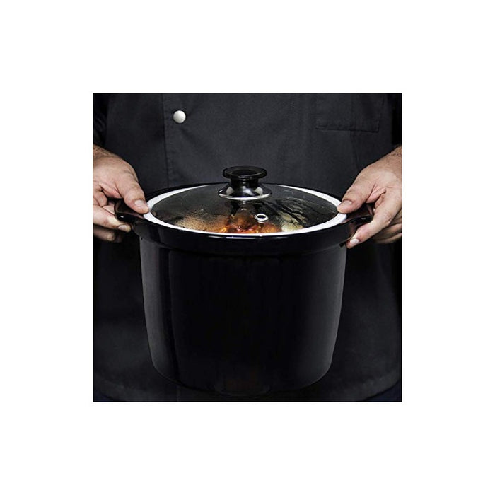Vas ceramic, Cecotec, model 02028, 6L, negru
