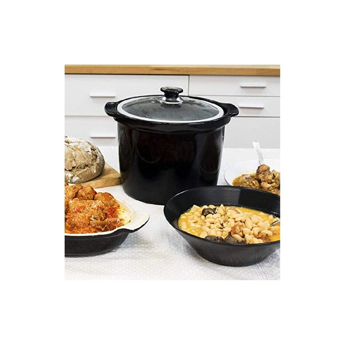 Vas ceramic, Cecotec, model 02028, 6L, negru