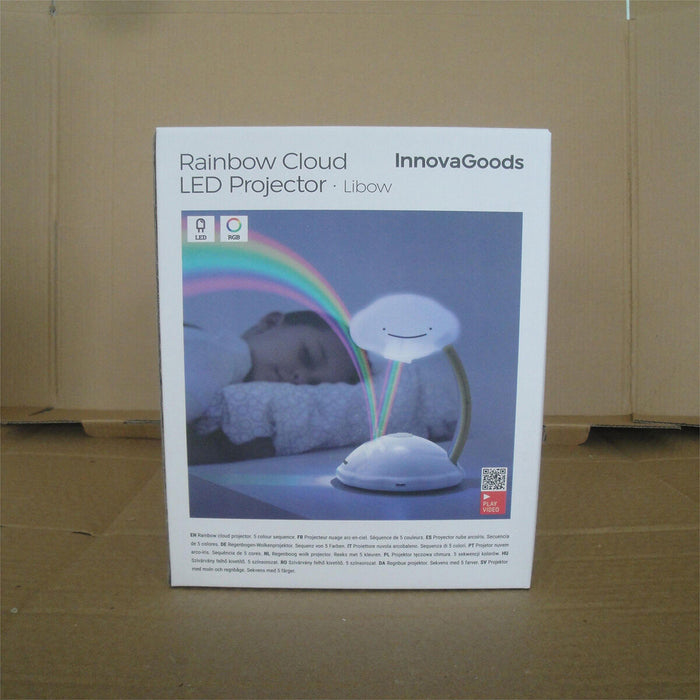 Proiector LED, InnovaGoods, Rainbow Libow, multicolor, USB