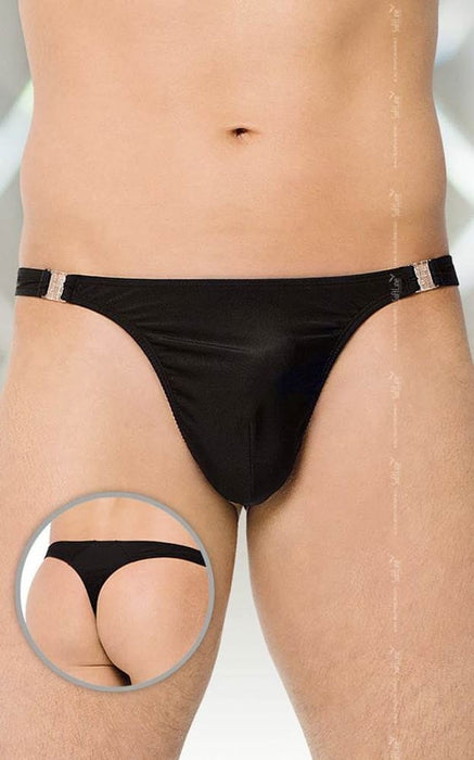 Thong bărbați, Softline, model 4432, negru, mărimea XL