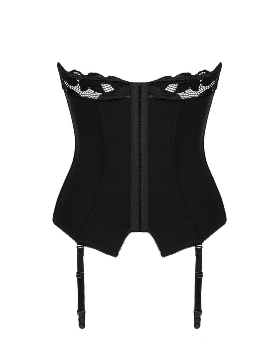 Corset, Obsessive, Editya, negru, mărime M/L
