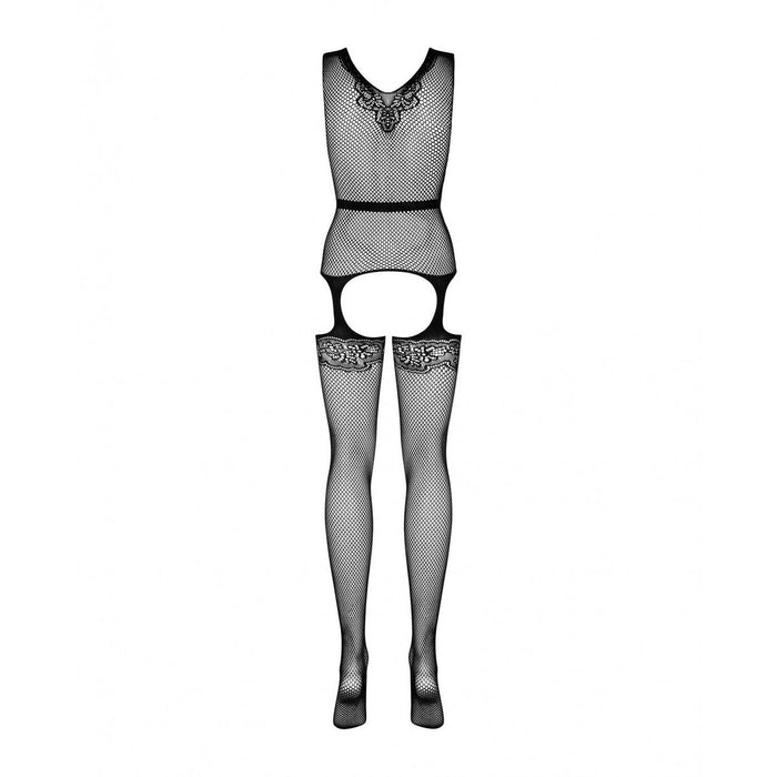 Bodystocking Obsessive F217, broderie, S/M/L
