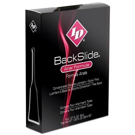 Lubrifiant anal, L8 Lubricants, Backslide, set 4 tuburi, 8 ml