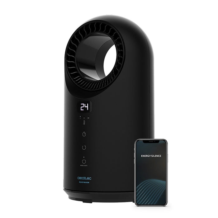 Încălzitor fără elice, Cecotec ReadyWarm 8400, 1500 W, Wi-Fi