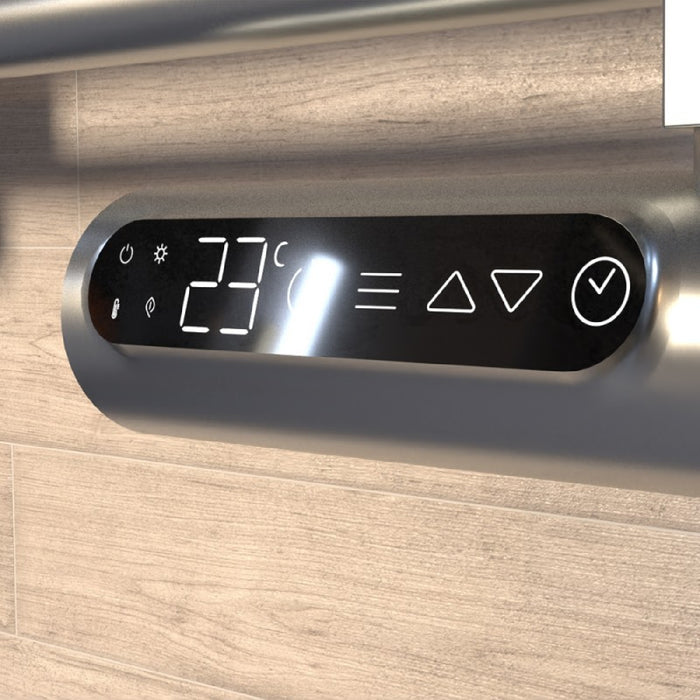 Șină electrică pentru prosoape, Cecotec ReadyWarm 9100 Smart, 500 W, argintiu