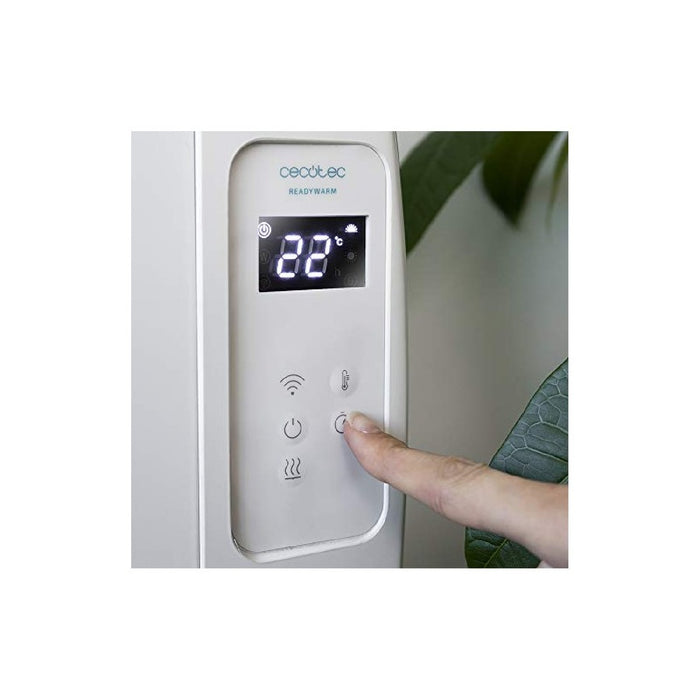 Radiator electric Cecotec ReadyWarm 2500, 2000 W, Wi-Fi, 12 elementi