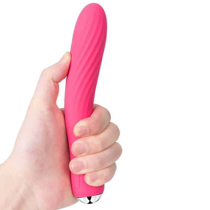 Vibrator cu încălzire, Svakom Anya, roșu prună
